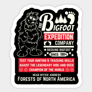 Bigfoot Expedition Company - Hunting Bigfoot Sticker